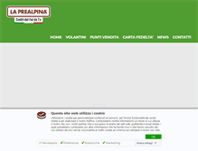 Tablet Screenshot of laprealpina.com